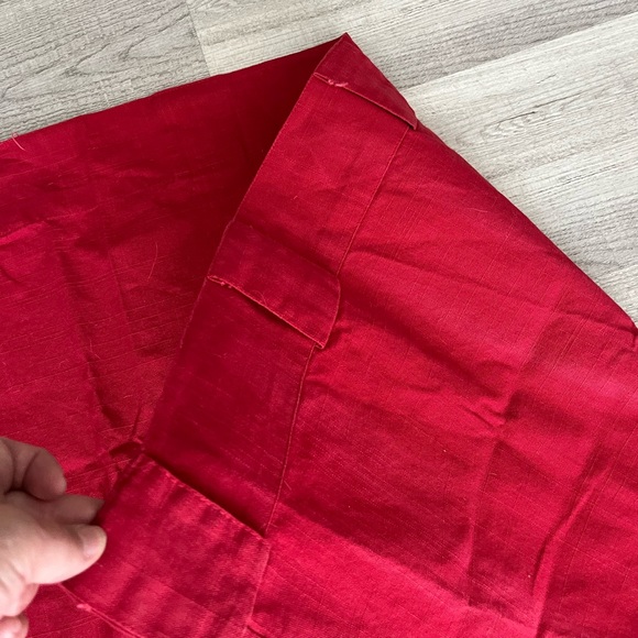 Ikea Wilj Ritva Curtain  Two Panels Red 54x94 - Picture 2 of 5